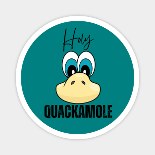 Holy Quackamole Curious Big Nose Funny Face Cartoon Emoji Magnet